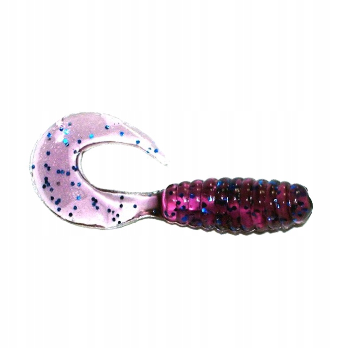 

Manns Twister 5,5 cm Eg granatowy z brokatem