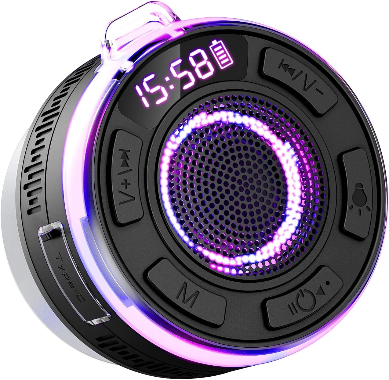 Bluetooth Reproduktor Hrací Skříňka Voděodolný Prscfum IPX7 Bazénový Reproduktor 3V1