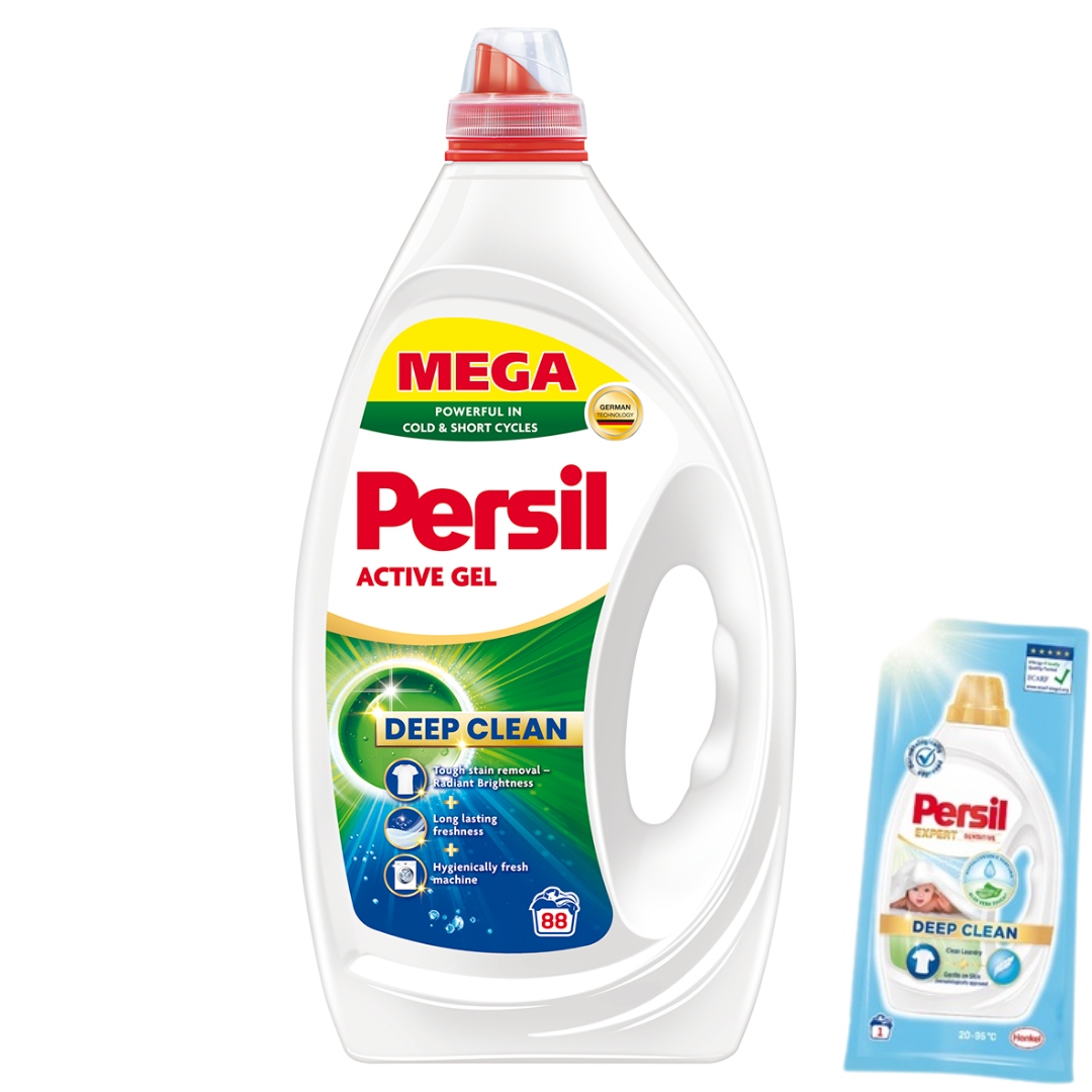 Persil Deep Clean Active Gel na praní prádla 88 pr 3,96 l