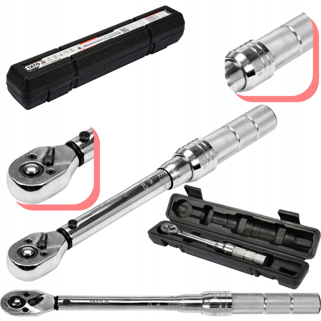 

Yato YT-07511 Klucz Dynamometryczny 1/4'' 2,5-20Nm