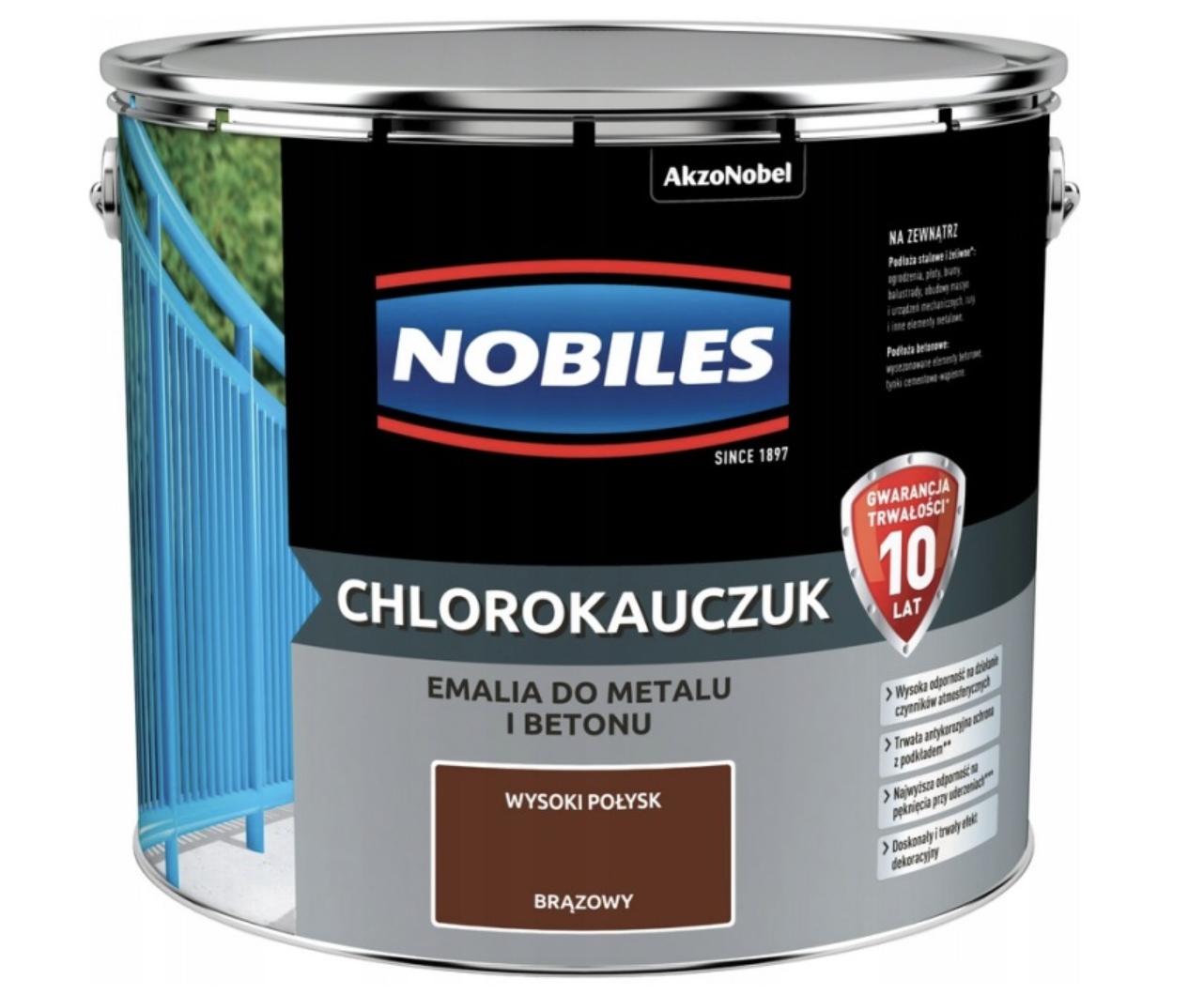 Nobiles Chlorokaučuk Hnědý 10L