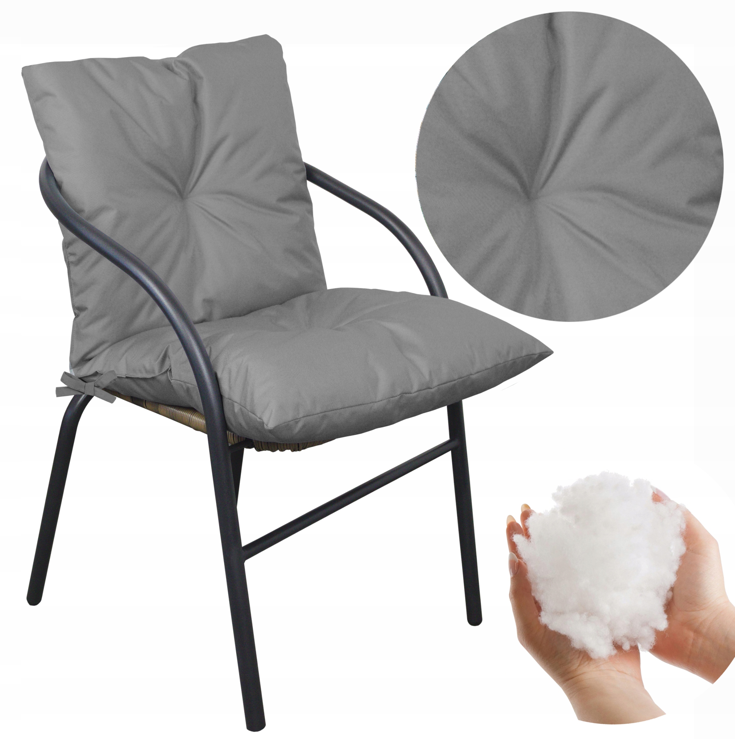 

Miękka Poduszka Na Krzesło Ogrodowe Wiązana