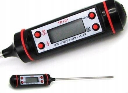 TERMOMETR SZPILKOWY LCD KUCHENNY DO MIĘSA CIASTA Marka inna