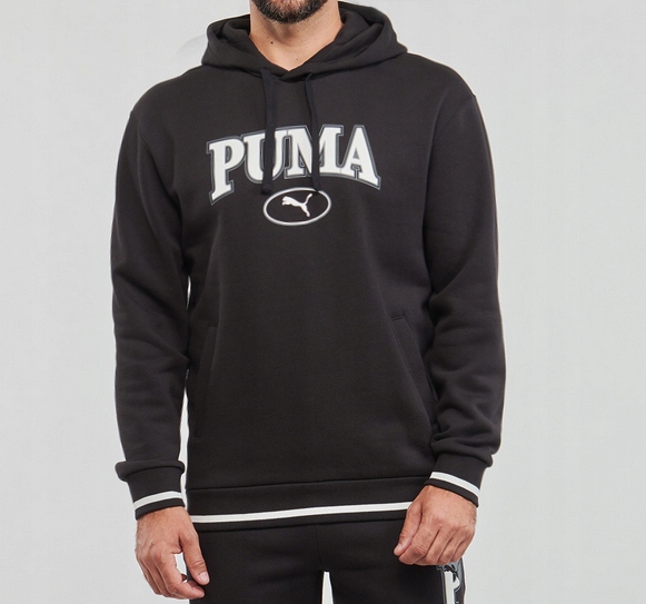 3013 Pánská Mikina Puma Klokanka S Kapucí Sportovní Bavlna S