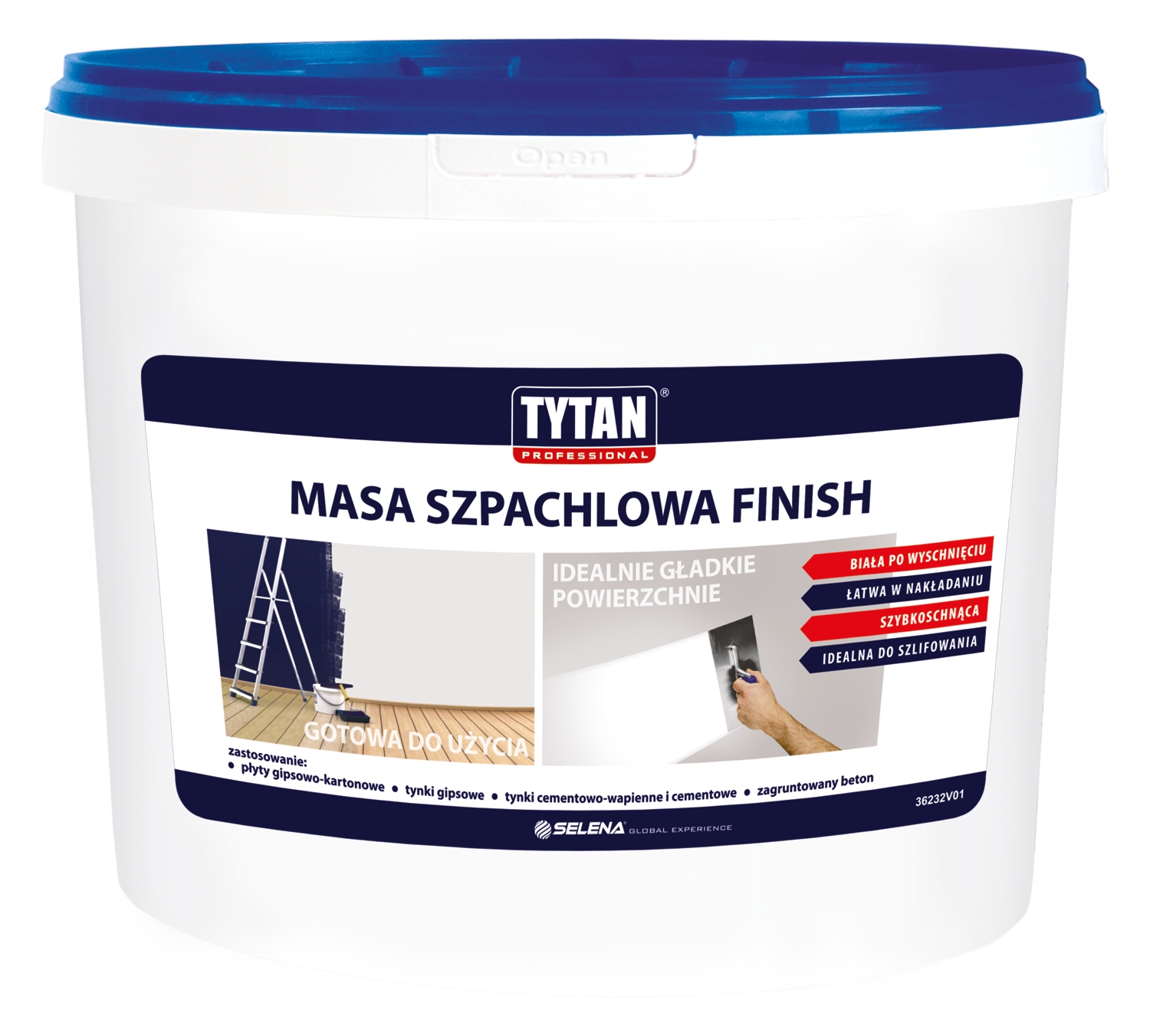 

Tytan Gotowa masa szpachlowa Finish akrylowa 1,5kg
