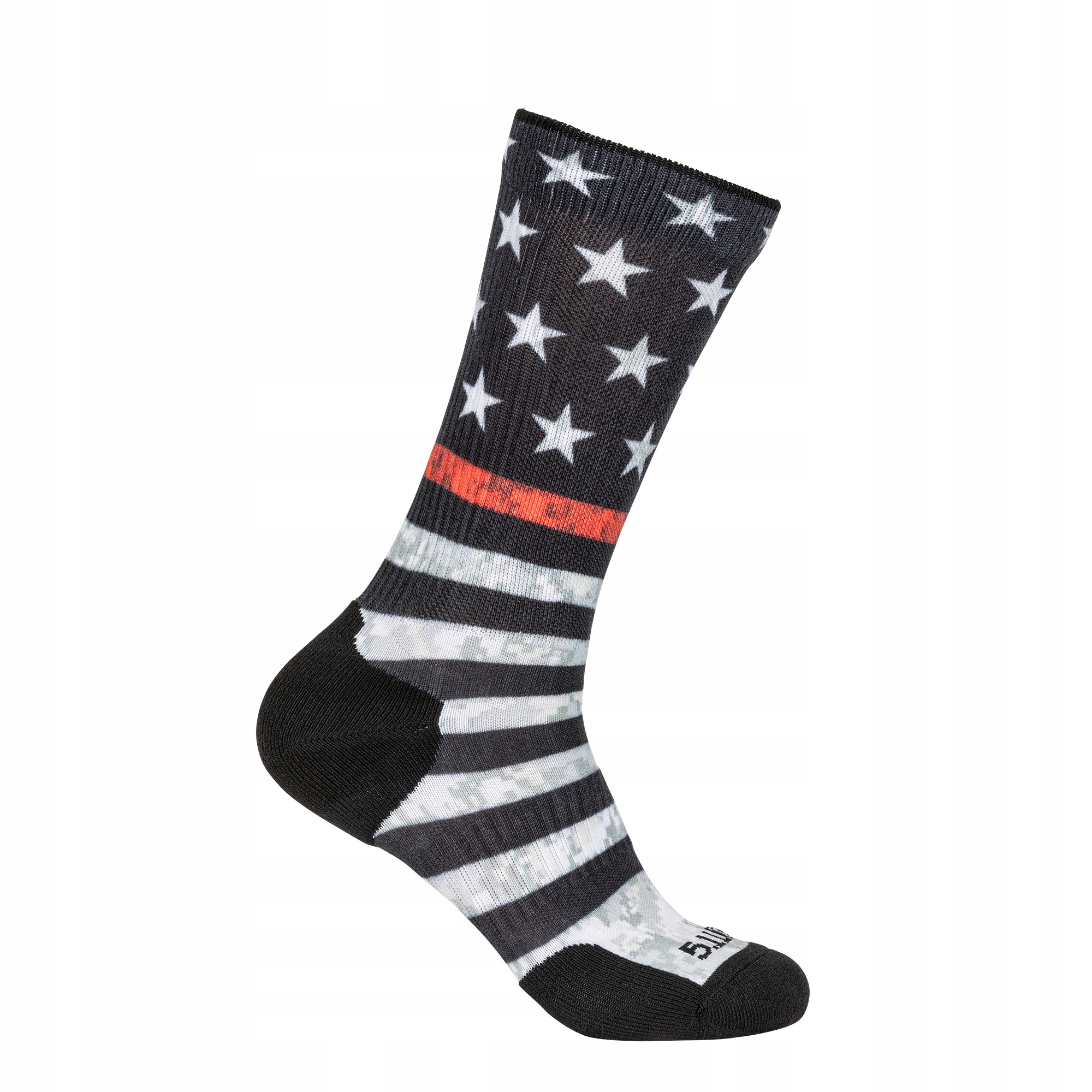 5.11 Skarpety Sock & Awe Thin Red Line M 10041BT