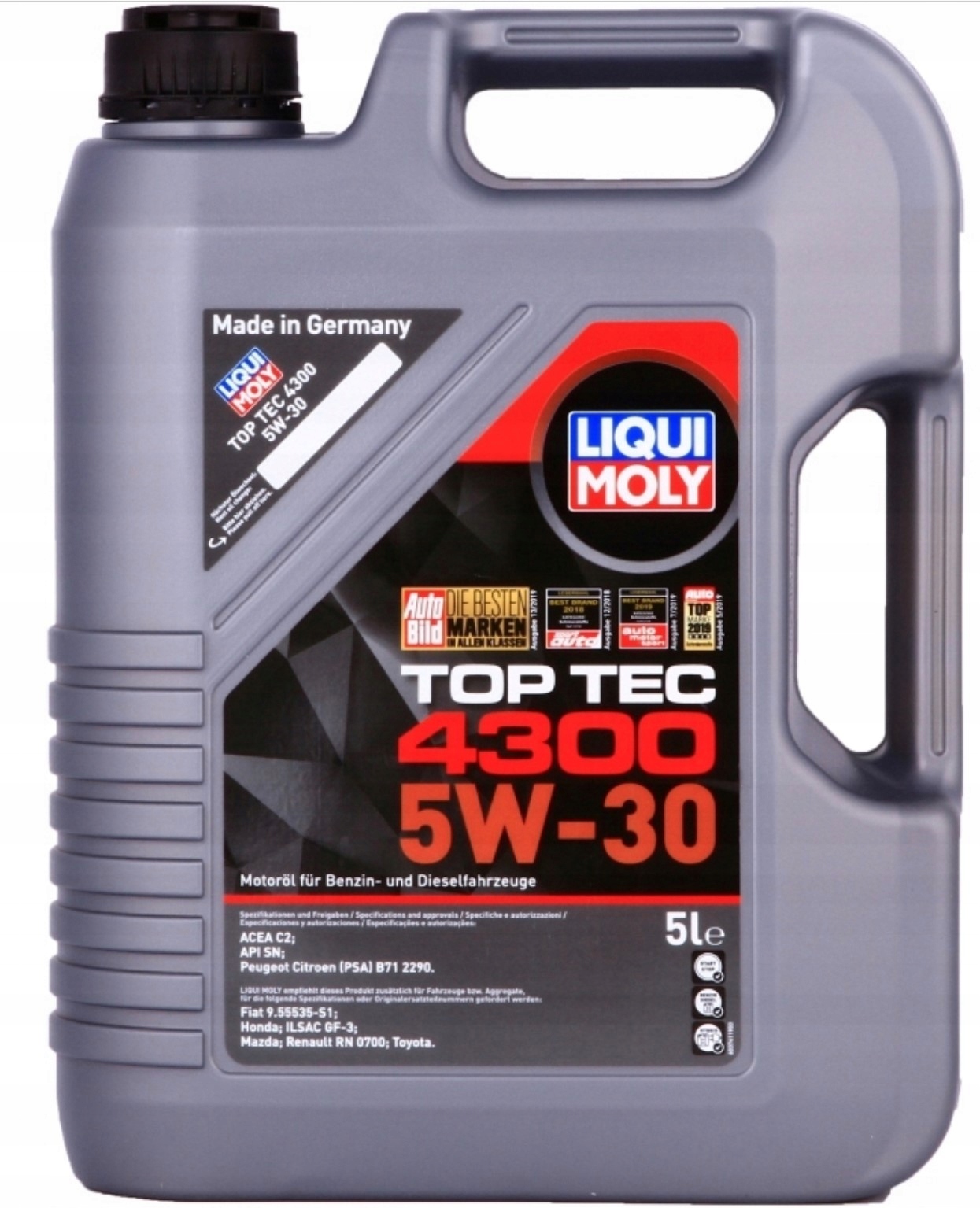 Motorový olej Liqui Moly Top Tec 4300 5W-30 5L