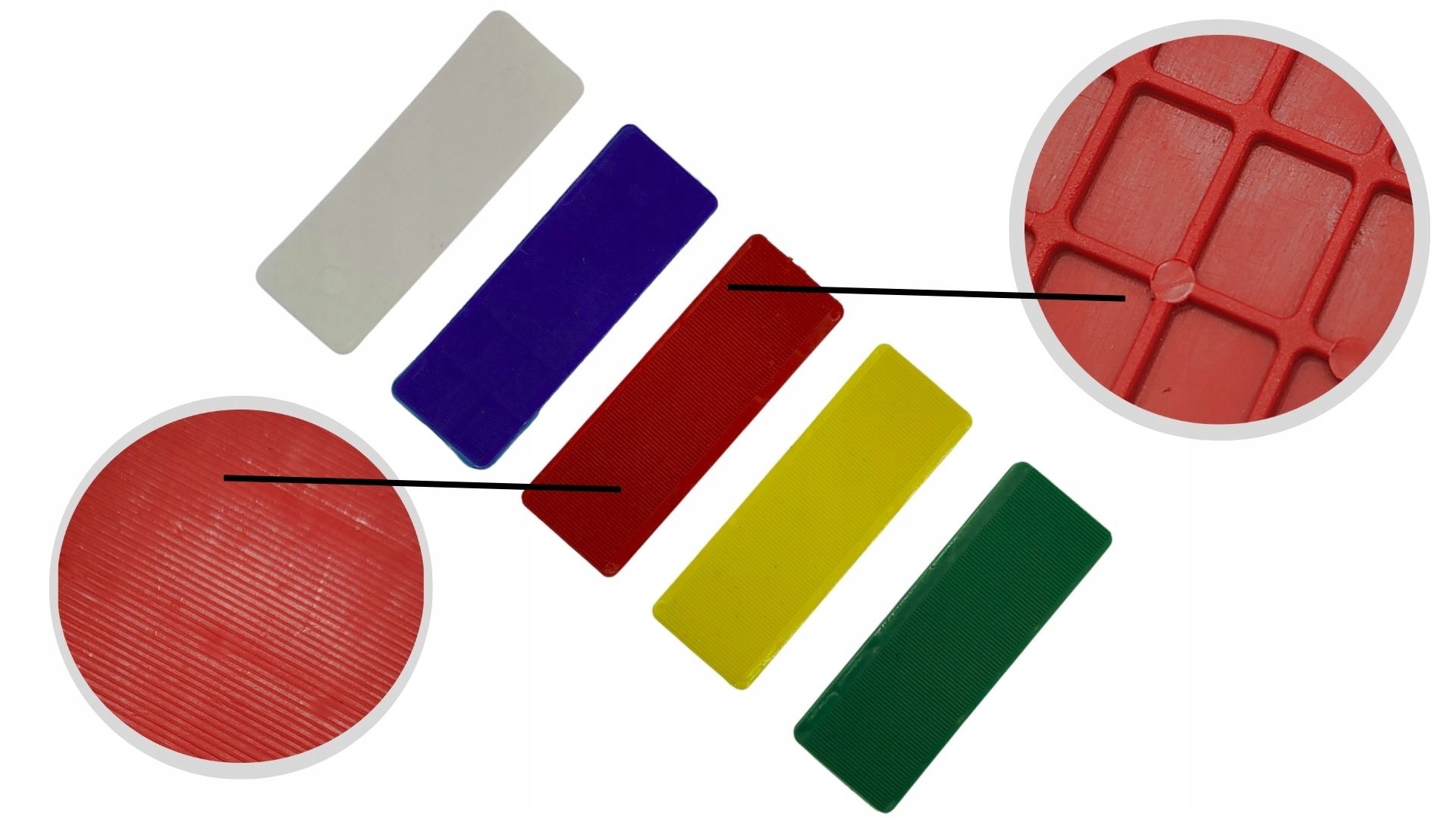 1000x Podkładki Dystansowe Montażowe 30mm / 1mm Rodzaj blokada