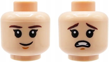 

Lego głowa / główka figurki - dziecko, cielista