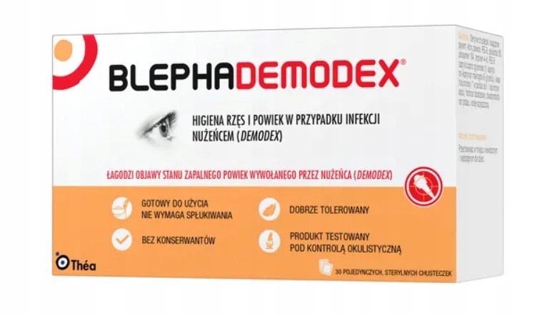 

Blephademodex 30 chusteczek Data WAŻNOŚCI:31.08.23