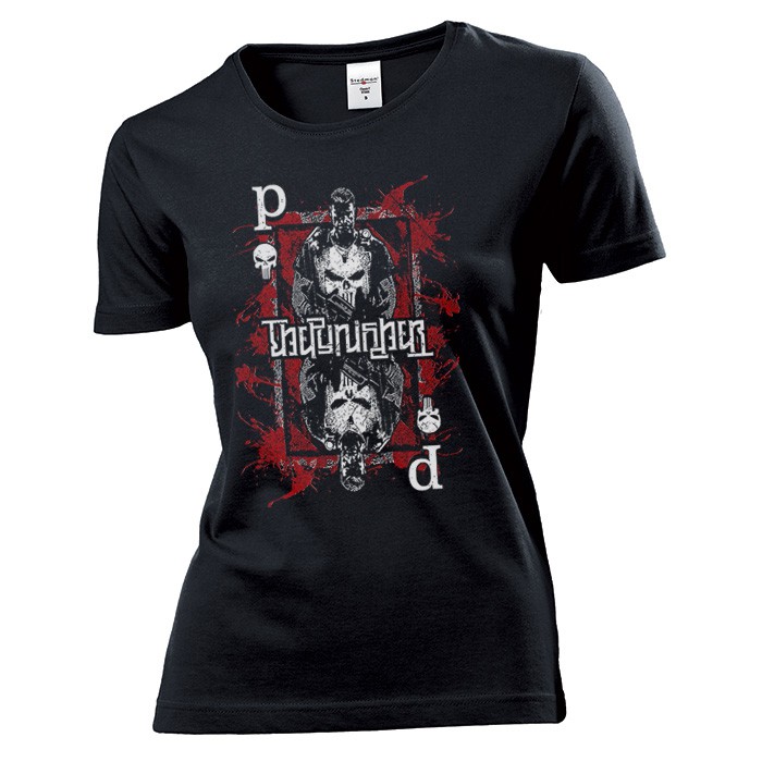 

Koszulka damska Punisher Karta Do Gry c M