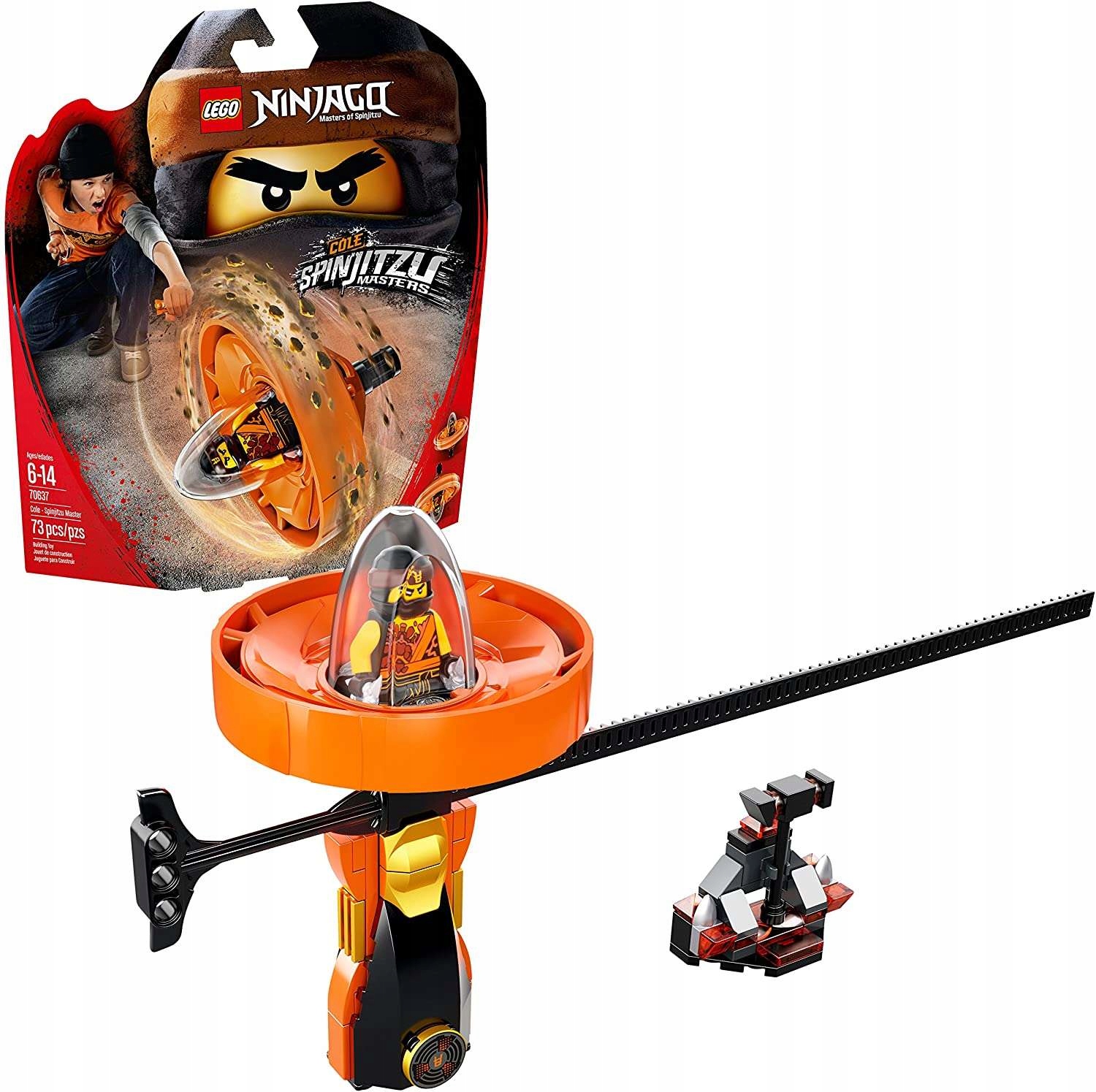 Nové Lego Ninjago Cole Mistr Spinjitzu 70637