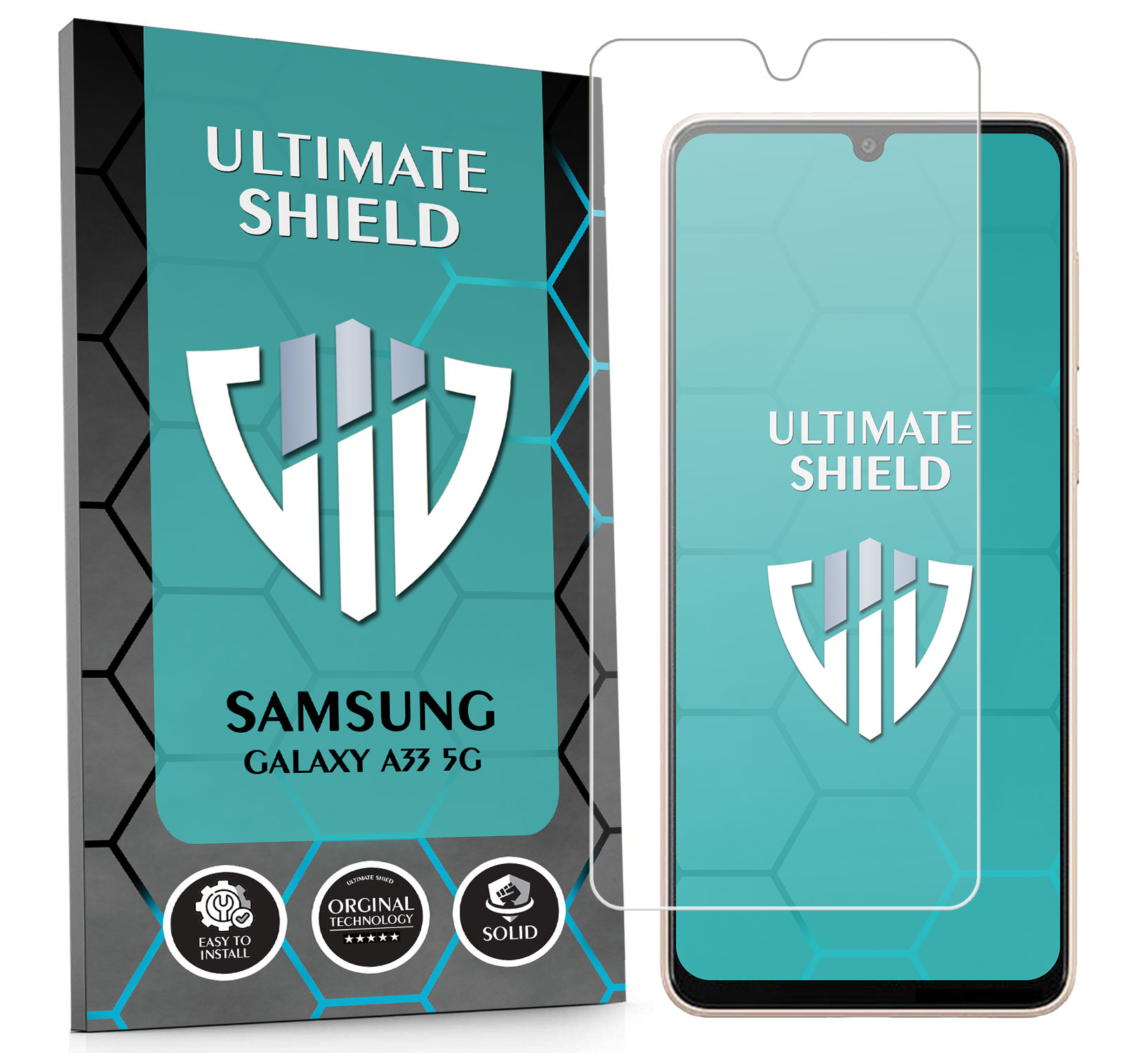 Sklo 3x Displej 7x Fotoaparát Rychlý Objektiv Pro Samsung Galaxy A33 5G