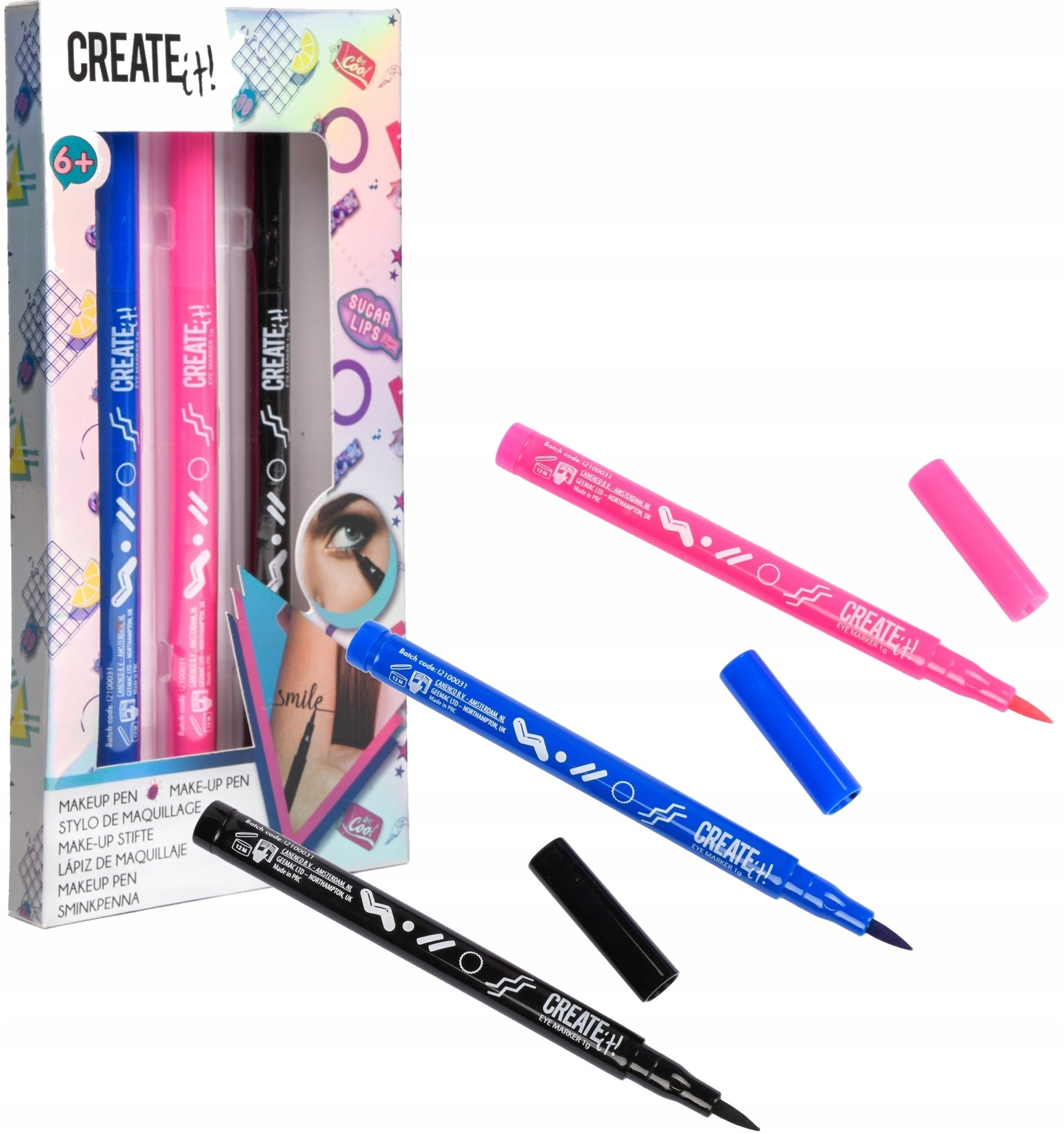 

Create It! Zestaw Do Robienia Tatuażu 3 Pisaki