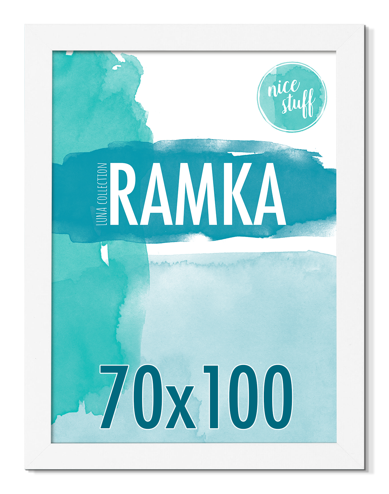 Rámeček 70x100 B1 Rámeček Na Fotografie Plakát Rámečky na fotografie bílá 100x70
