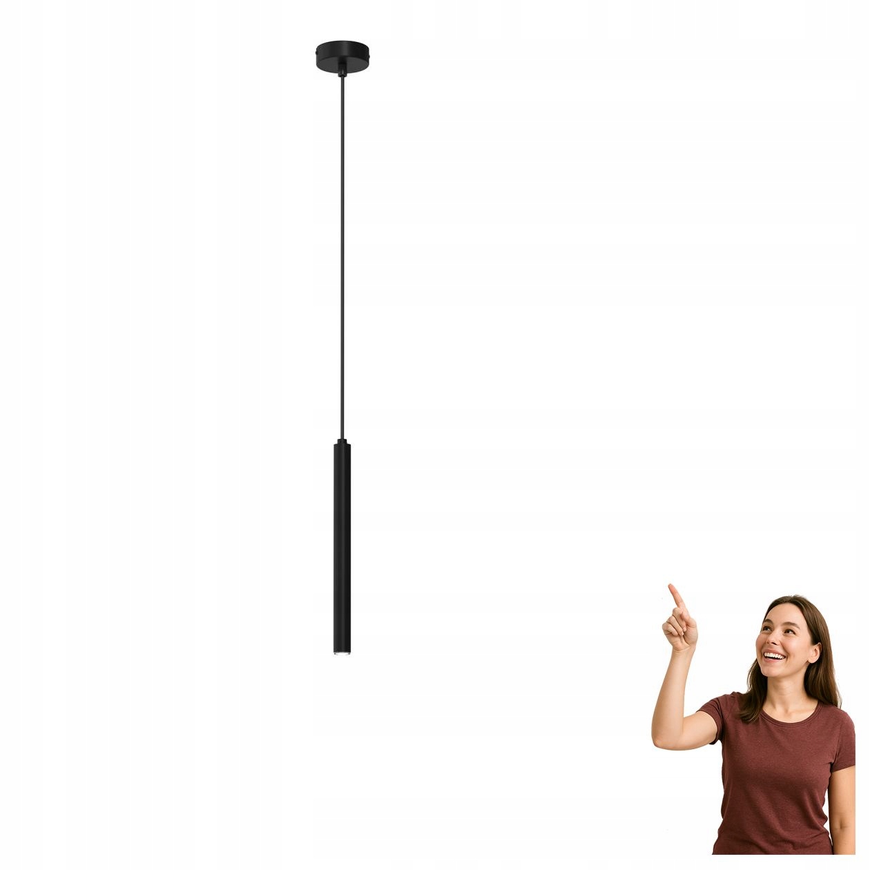 Závěsná lampa tuba Yoru 4114 Luminex