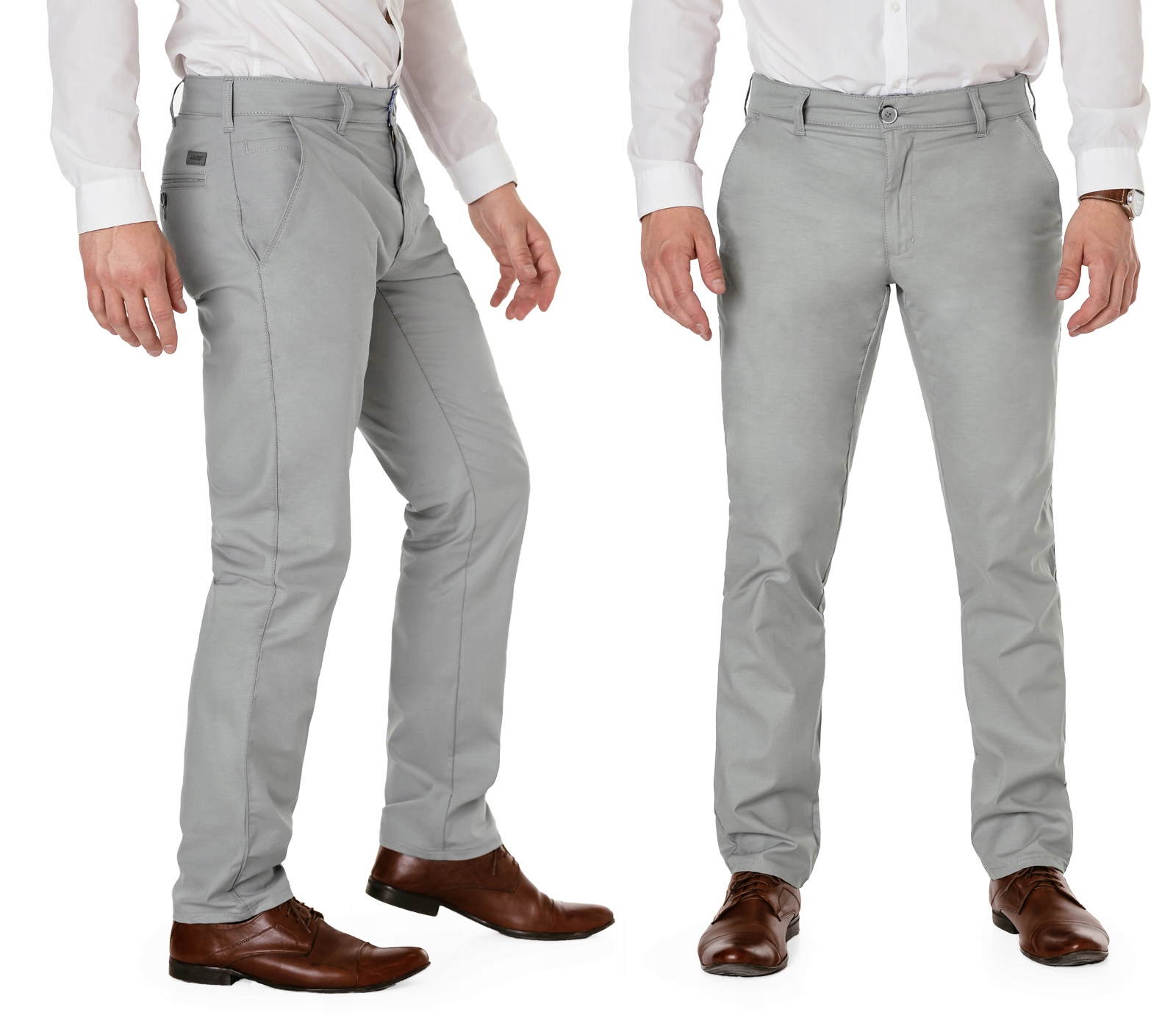 Elegantní pánské bavlněné kalhoty Chinosy Hunter 410/22 W38 L32