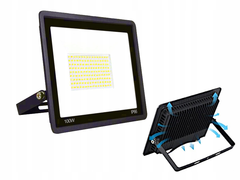 Venkovní Led osvětlení Garáž Terasa 100W IP65