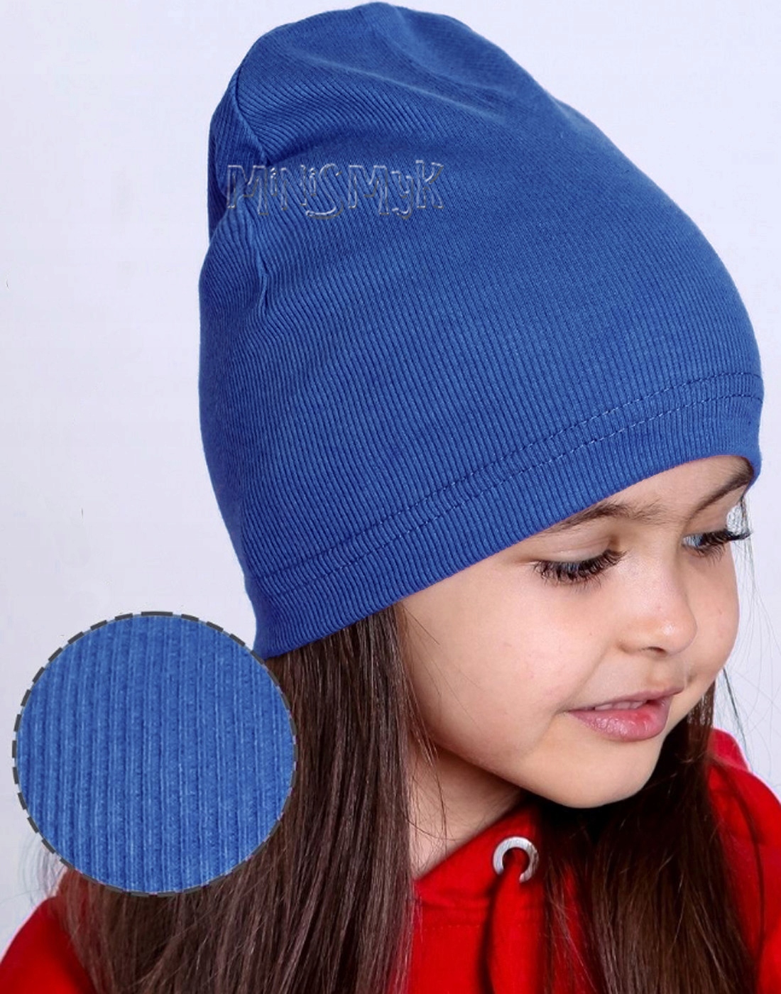 Komplet CZAPKA + TUBA komin beanie PRĄŻEK r. 50-52 Wiek dziecka 3 lata +