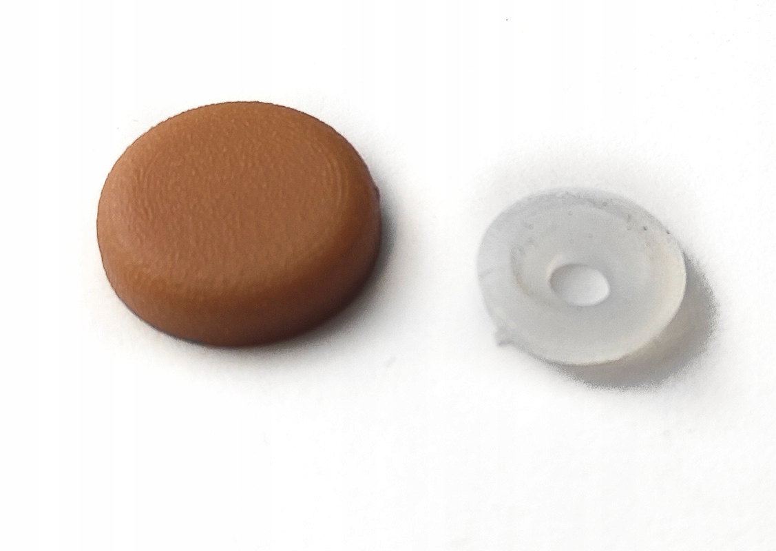

Rozeta 14mm Zaślepka 100szt Beż Ciemny Mat