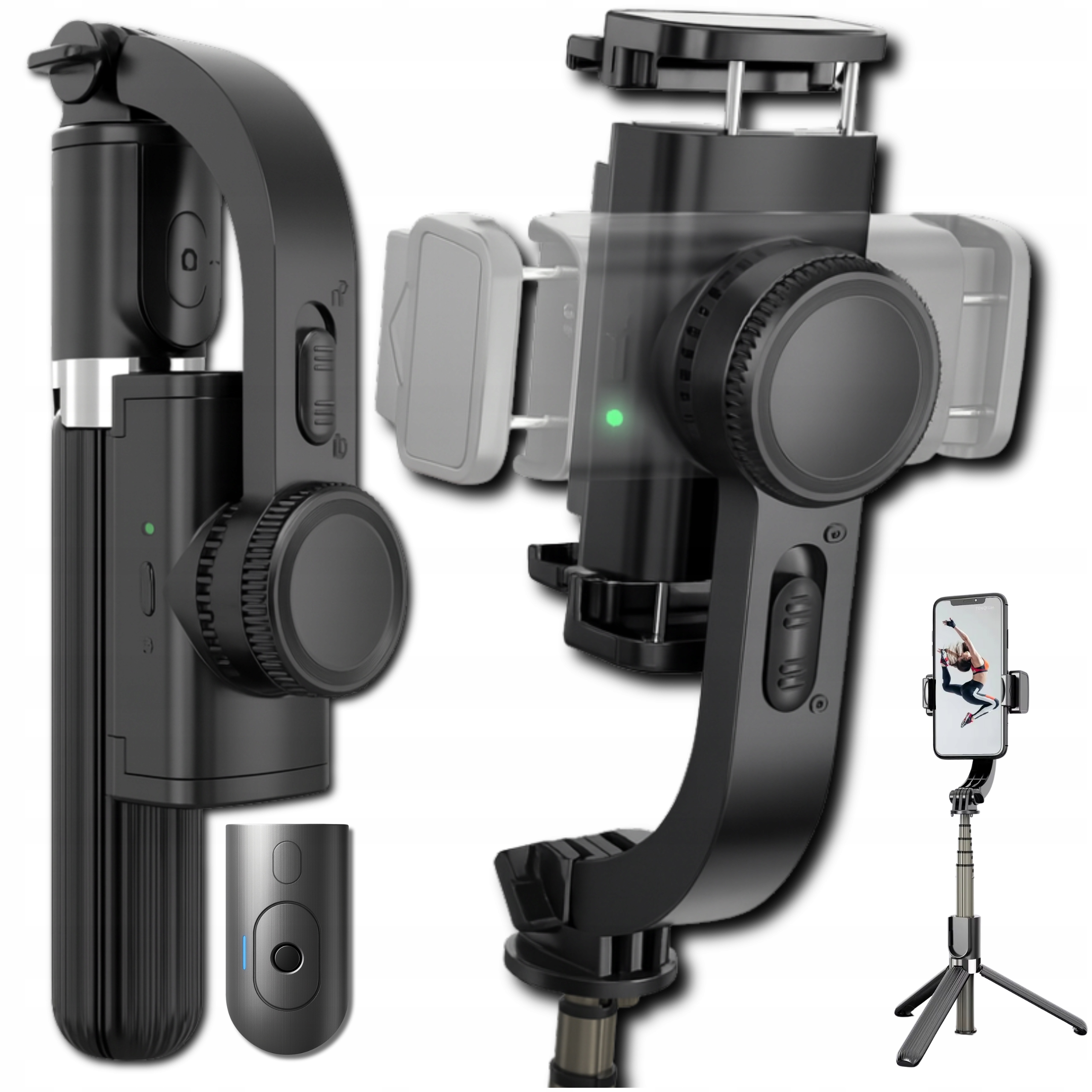 Gimbal Stabilizator Do Telefonu Selfie Stick Kij Kijek Uchwyt Pilot