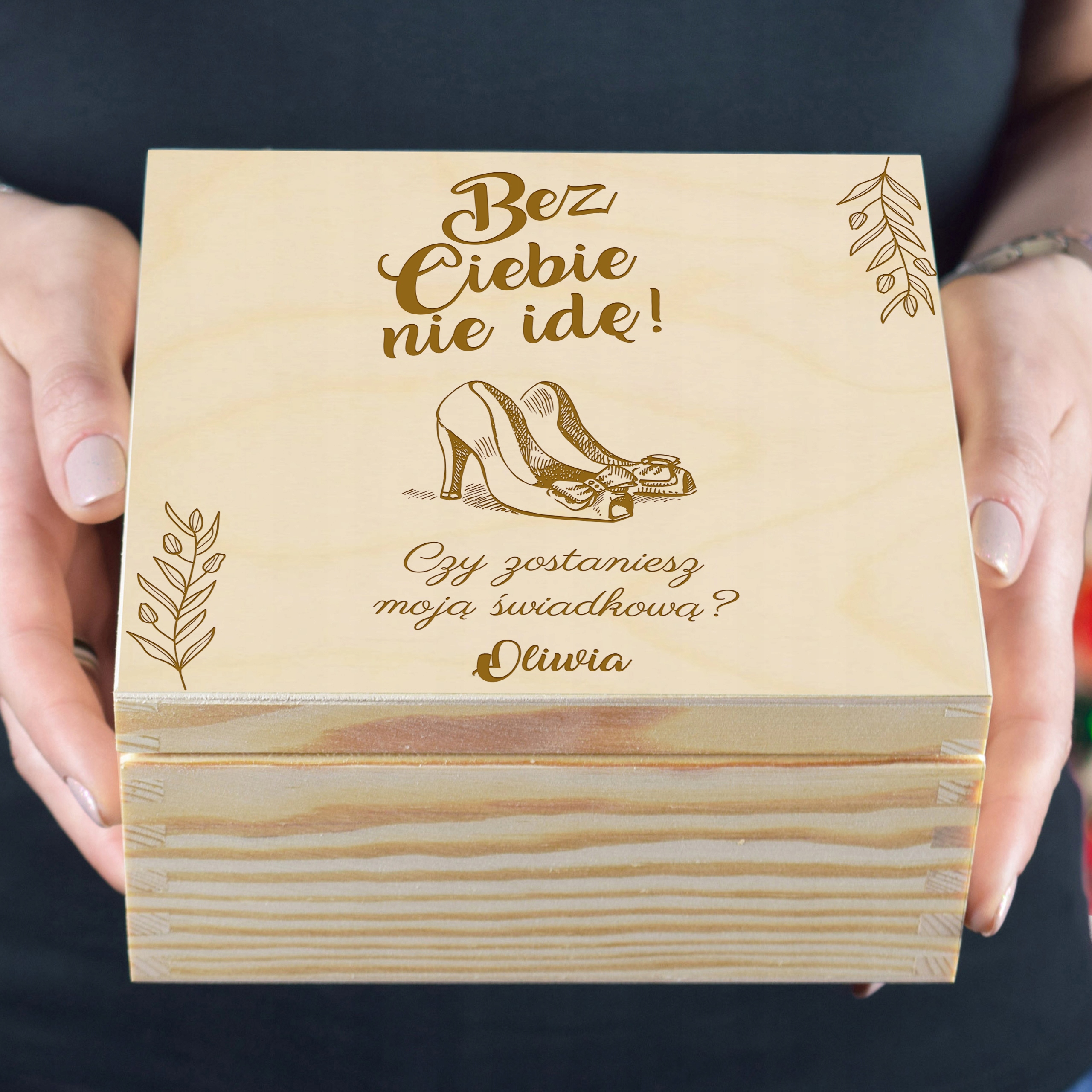 Zaproszenie Dla Świadka Na Ślub - pudełko Stan opakowania oryginalne