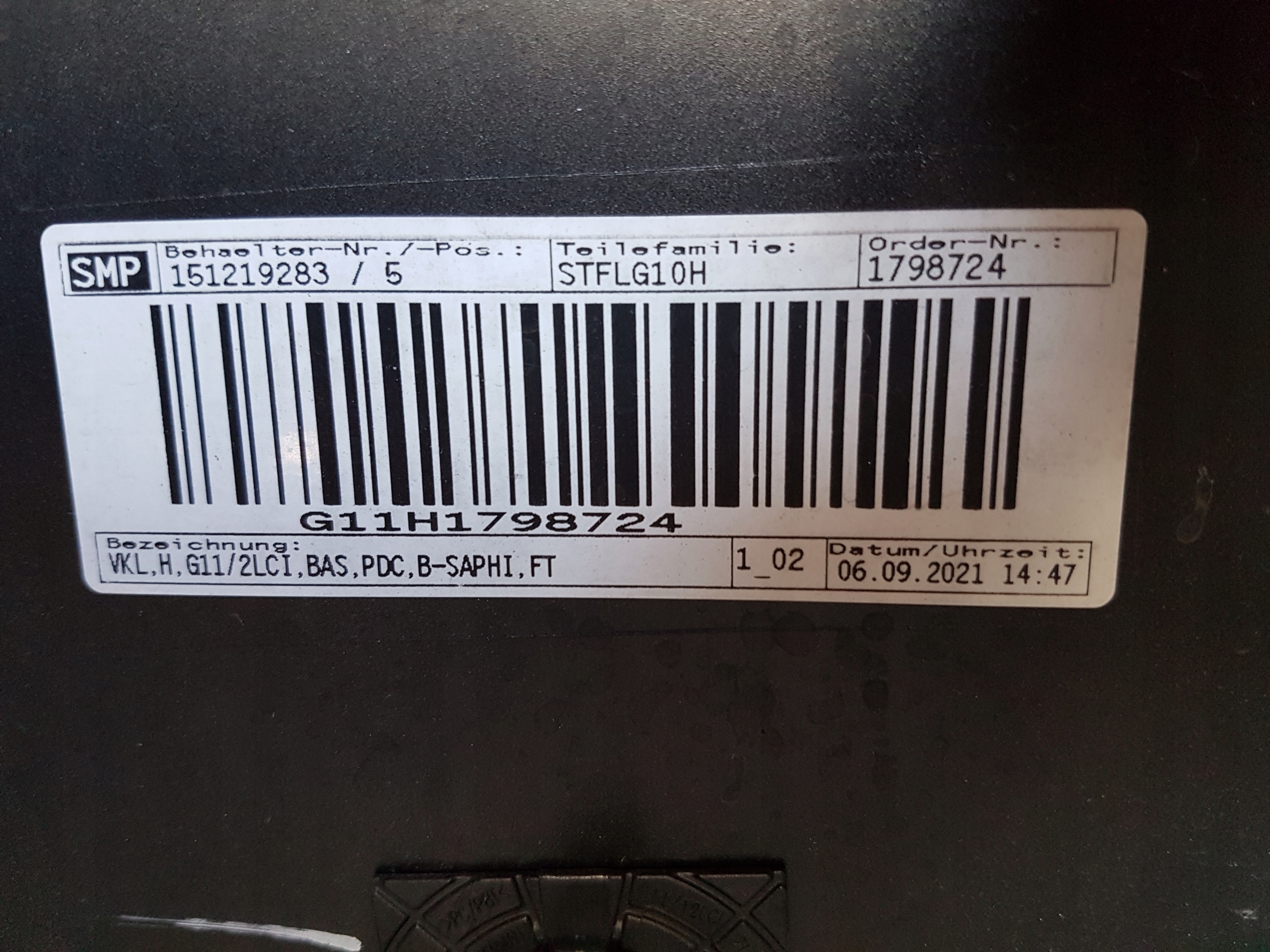 bumper rear BMW SERIA 7 G11 G12 LCI