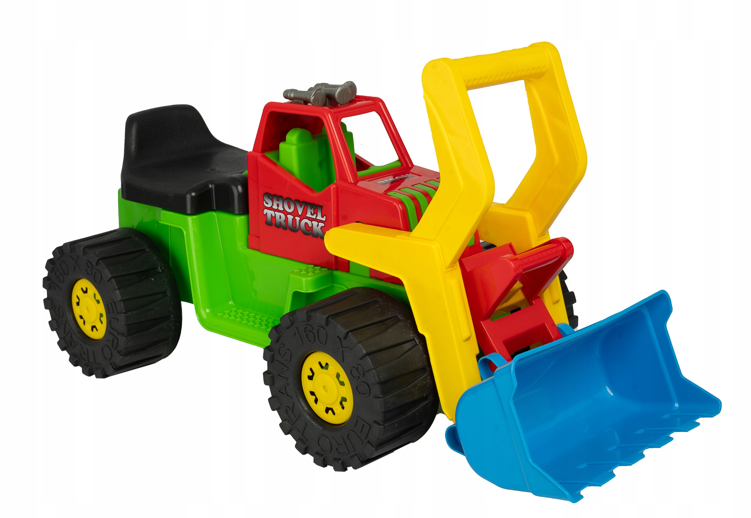 POLSKA DUŻA KOPARKA JEŹDZIK 74X33X30 CM PREZENT Materiał plastik