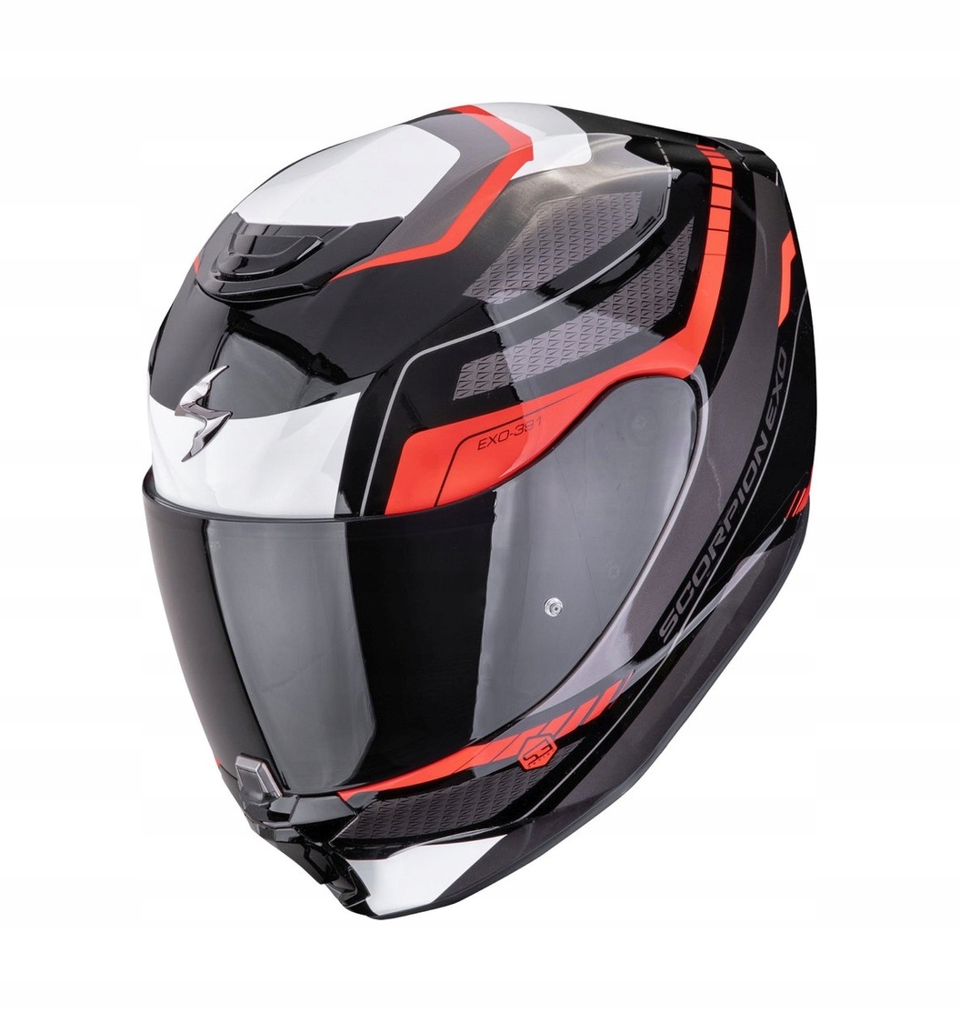 Scorpion EXO-391 Leo Čierna/Červená Lesklá veľ. XL