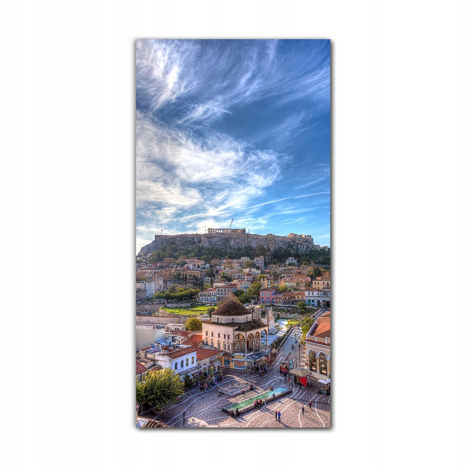 

Obraz na szkle do kuchni 70x140 Plac Monastiraki