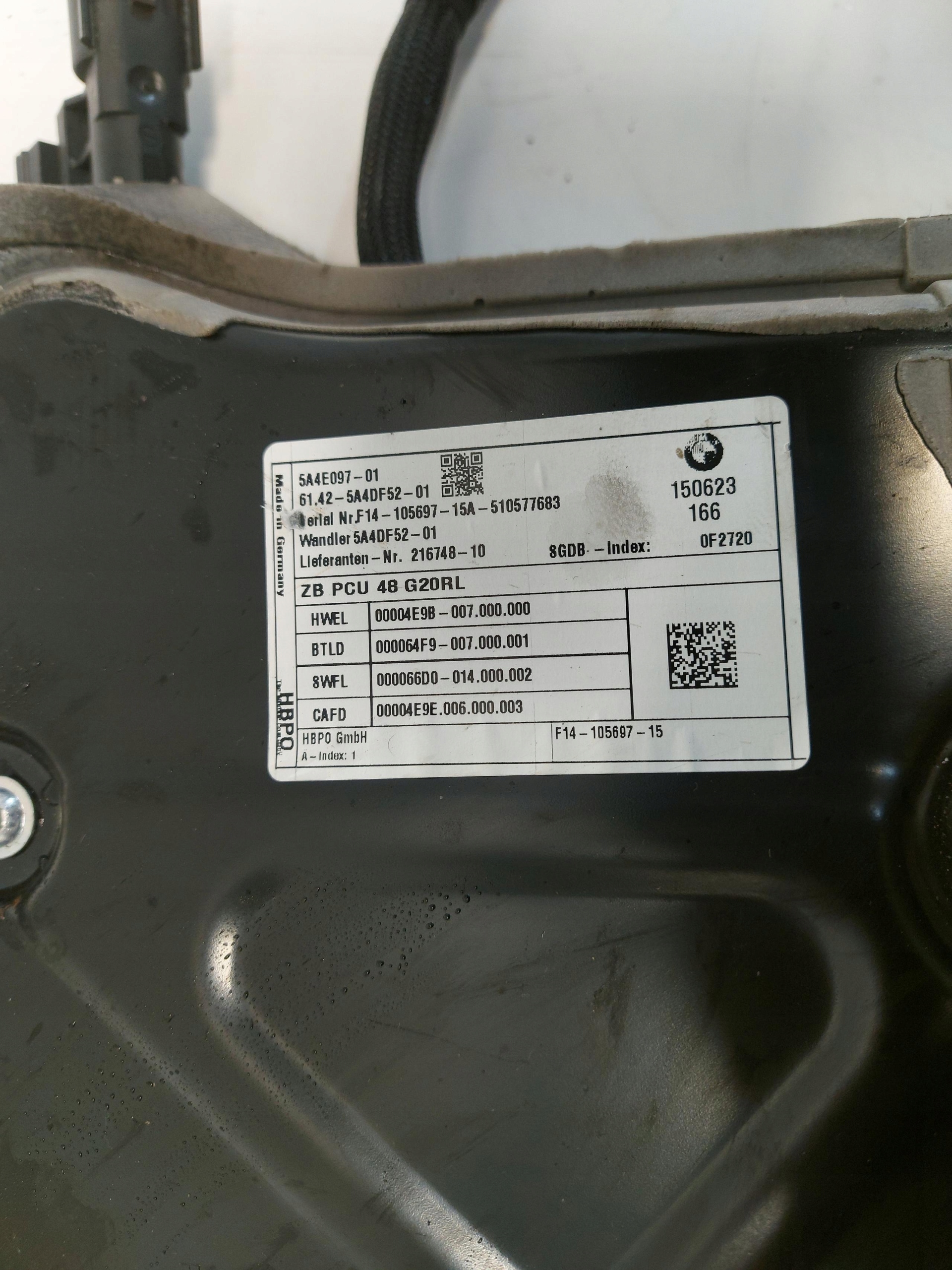 BMW G20 LIFT m340xd module control unit 5A4DF52