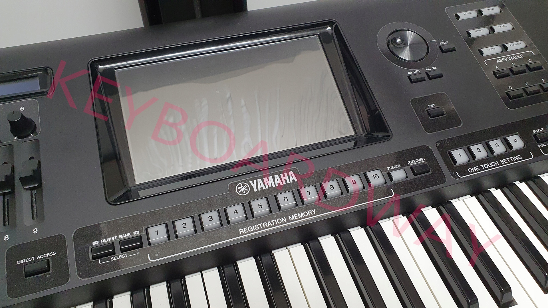 Yamaha Genos / Genos2 folia ochronna na ekran wyświetlacz