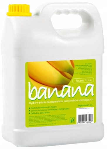 

Luksusowe mydło w pianie 5 l o zapachu banana