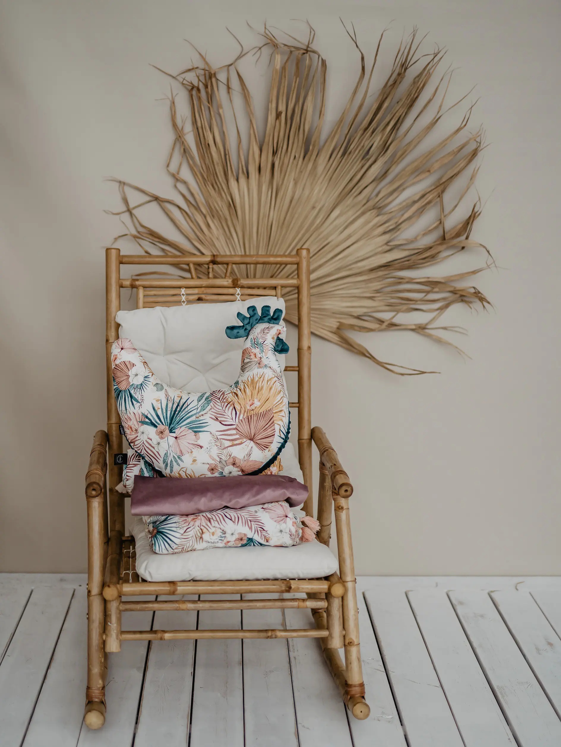 Lekki Koc Minky Boho Palms Light L La Millou Marka La Millou