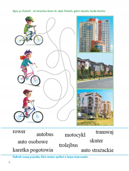 OLEK I ADA Sześciolatek Poziom B+ KARTY PRACY cz 5 Język publikacji polski