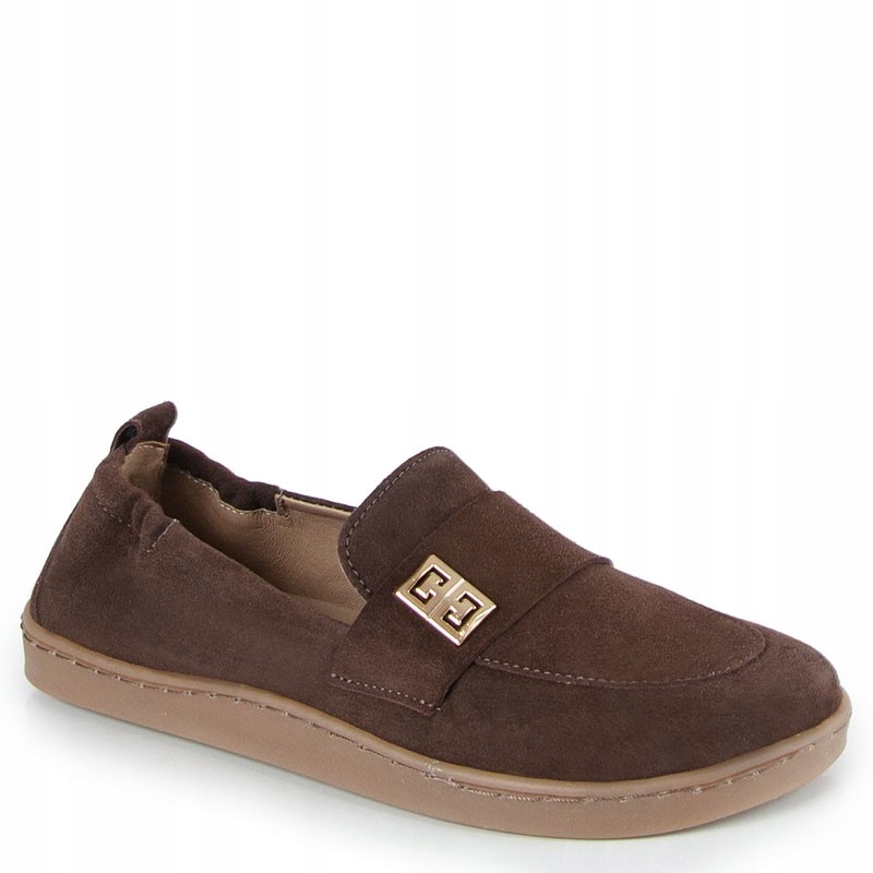 Lemar 10210 Barefoot Hnědé Semišové Kožené Polobotky 37