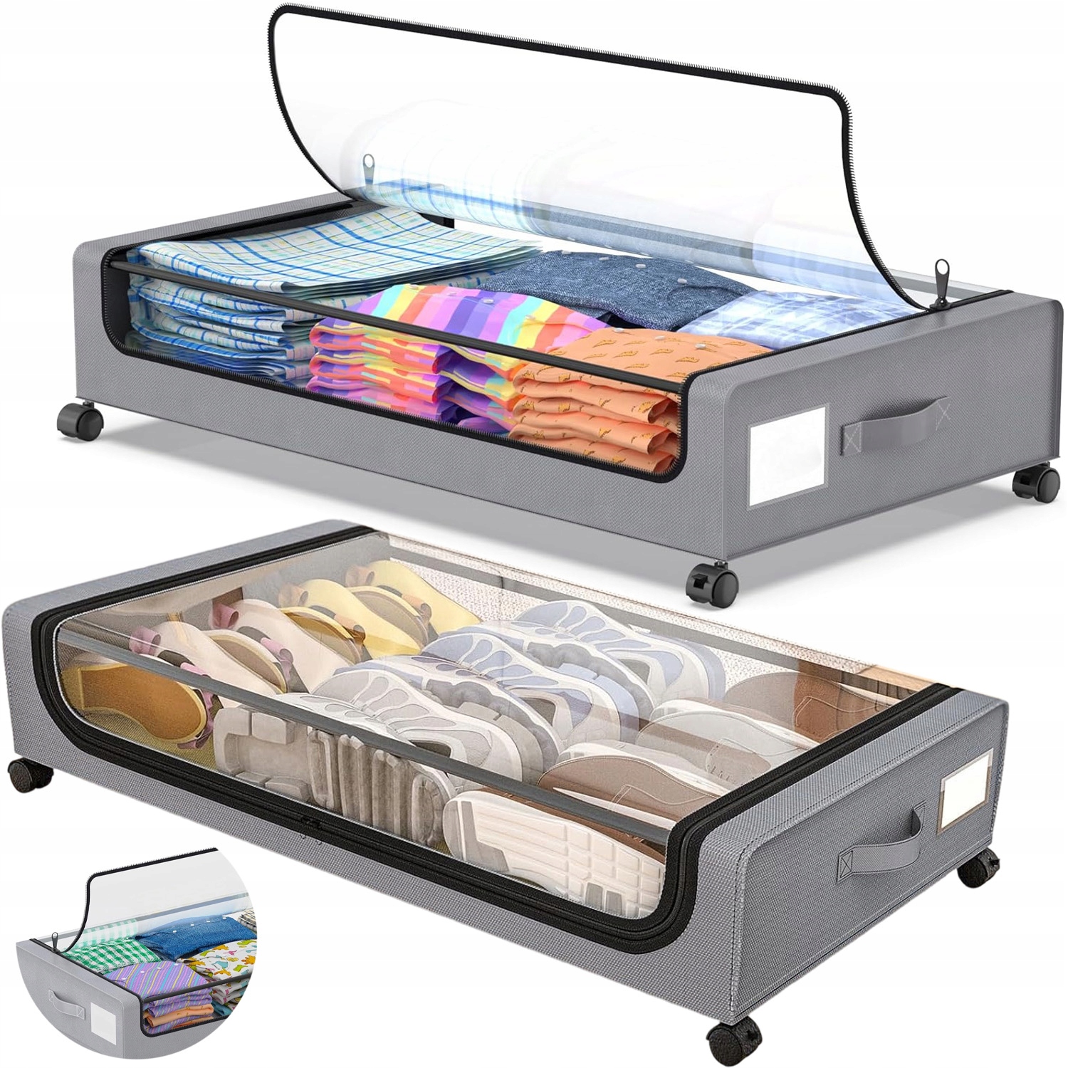 Obal Taška Organizér Krabička Na Oblečení Povlečení Hračky Rám Velký