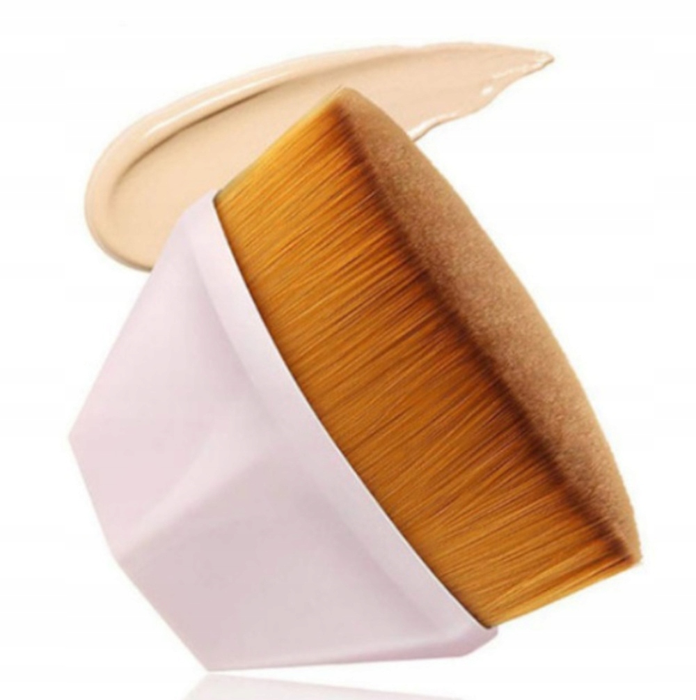 JEDNOLITY PĘDZEL DO PODKŁADU gęsty miękki