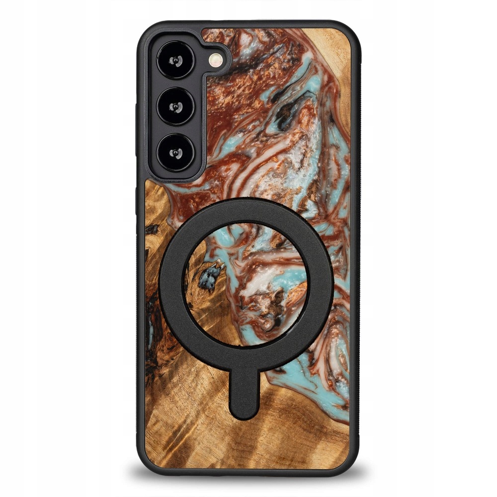 Pouzdro Bewood Unique pro Samsung Galaxy S23 Plus Planety Jupiter s MagSafe