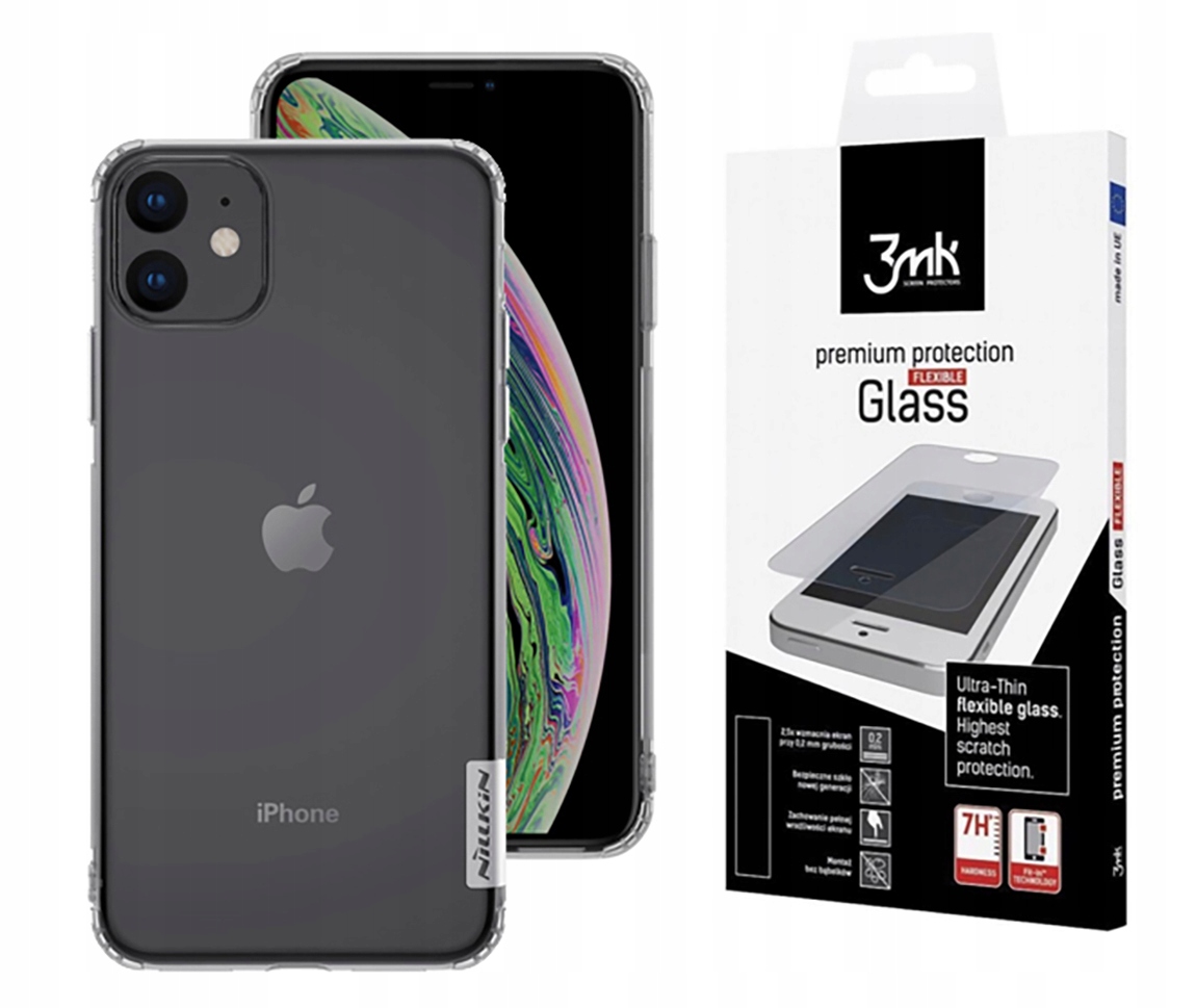 

Pancerne Etui Cover do, Iphone 11 Szkło 3MK