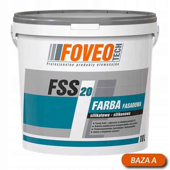 Foveo-tech Barva Silikátově-silikonová FSS20 Základna A, 10 l