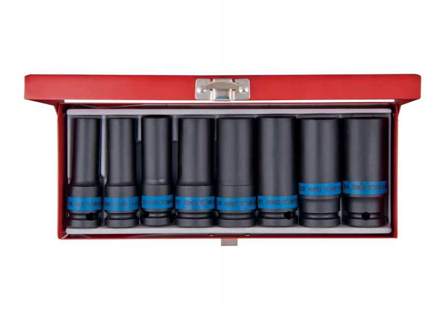 KING TONY Nasadki 1 2 udarowe 12 24mm dlugie 6 kat