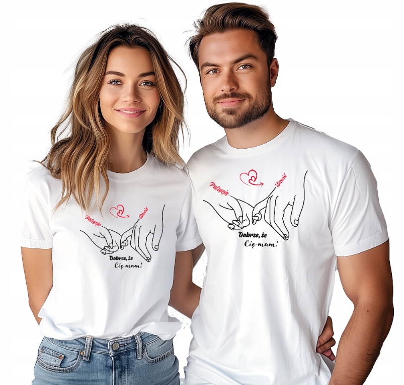 Trička Pro Zamilované Páry Jméno Personalizované Dárek Valentýna XXL