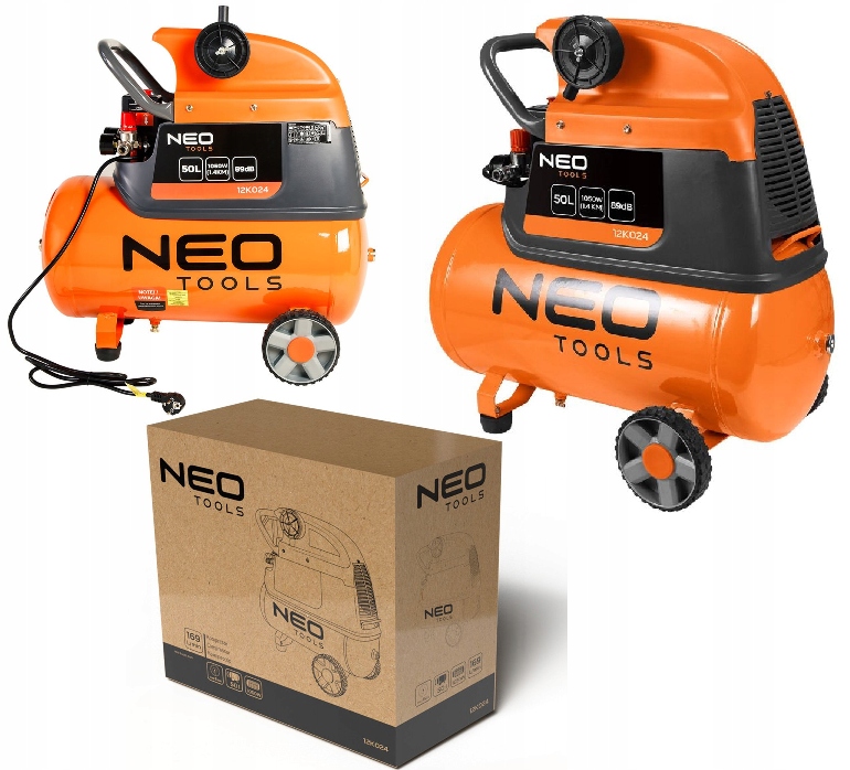 Kompresor 50 L olejový 12K024 značky Neo Tools 1050W