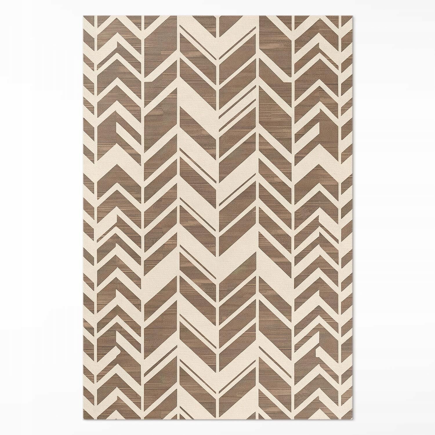 Koberec Vinyl do kancelárie Indický vzor boho dekoratívne stopy Veľký 140 x 210 cm