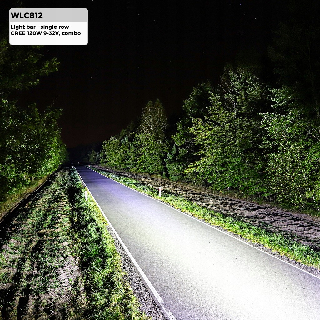 PANEL LED CREE HALOGEN DALEKOSIEZNY LISTWA 120W Car type Passenger cars Cargo vans Trucks RVs Buses Undefined