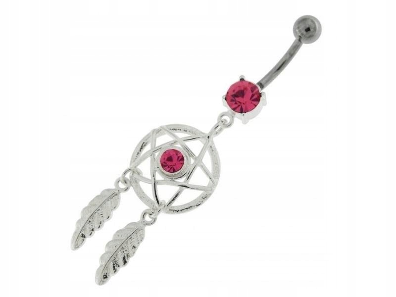 Stříbrné náušnice 925 lapač snů růžový, jedinečný vzor jako dárek