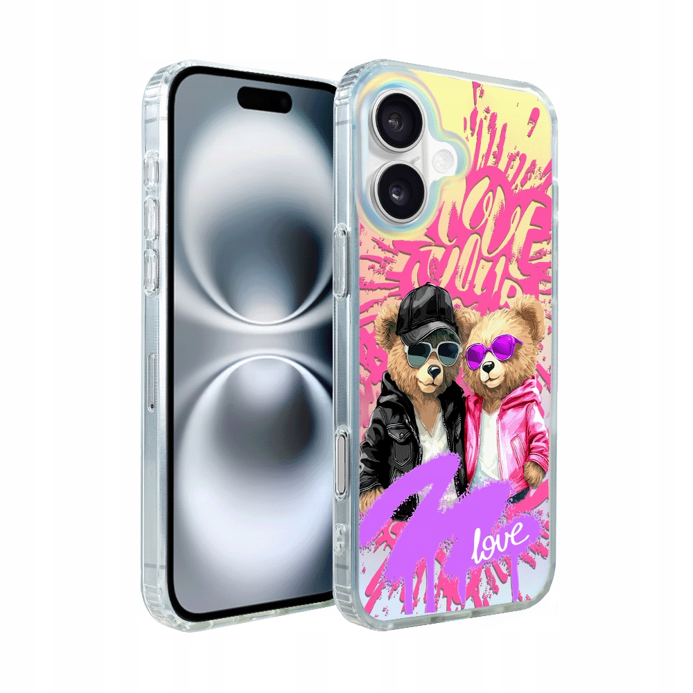 Pouzdro pro iPhone 16 Plus Ibizu s MagSafe, měnící barvu, zamilovaná dvojice