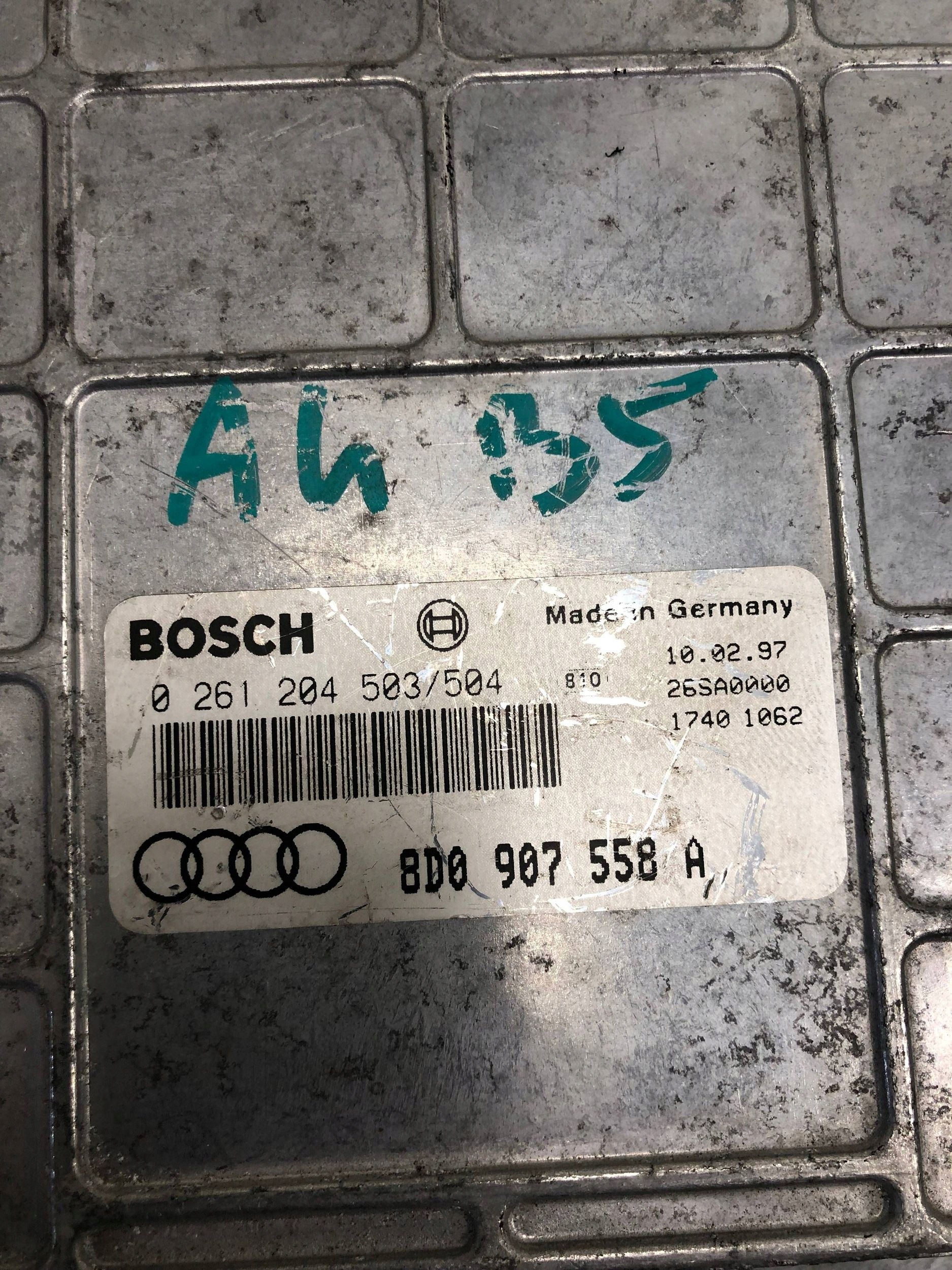 computer of the engine AUDI A4 B5 8D0907558A