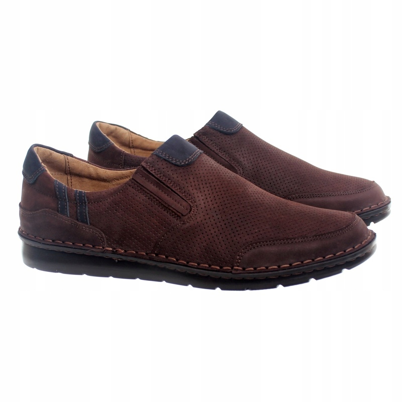 Pánské polobotky Fabio PAL-0511 Nb/ncz kůže VEL.44